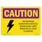 Signmission OSHA RADIATION, Microwave Radiation Blue Light, 10in X 7in Rigid Plastic, 7" H, 10" W, Landscape OS-CR-P-710-L-10176 - alternate 1